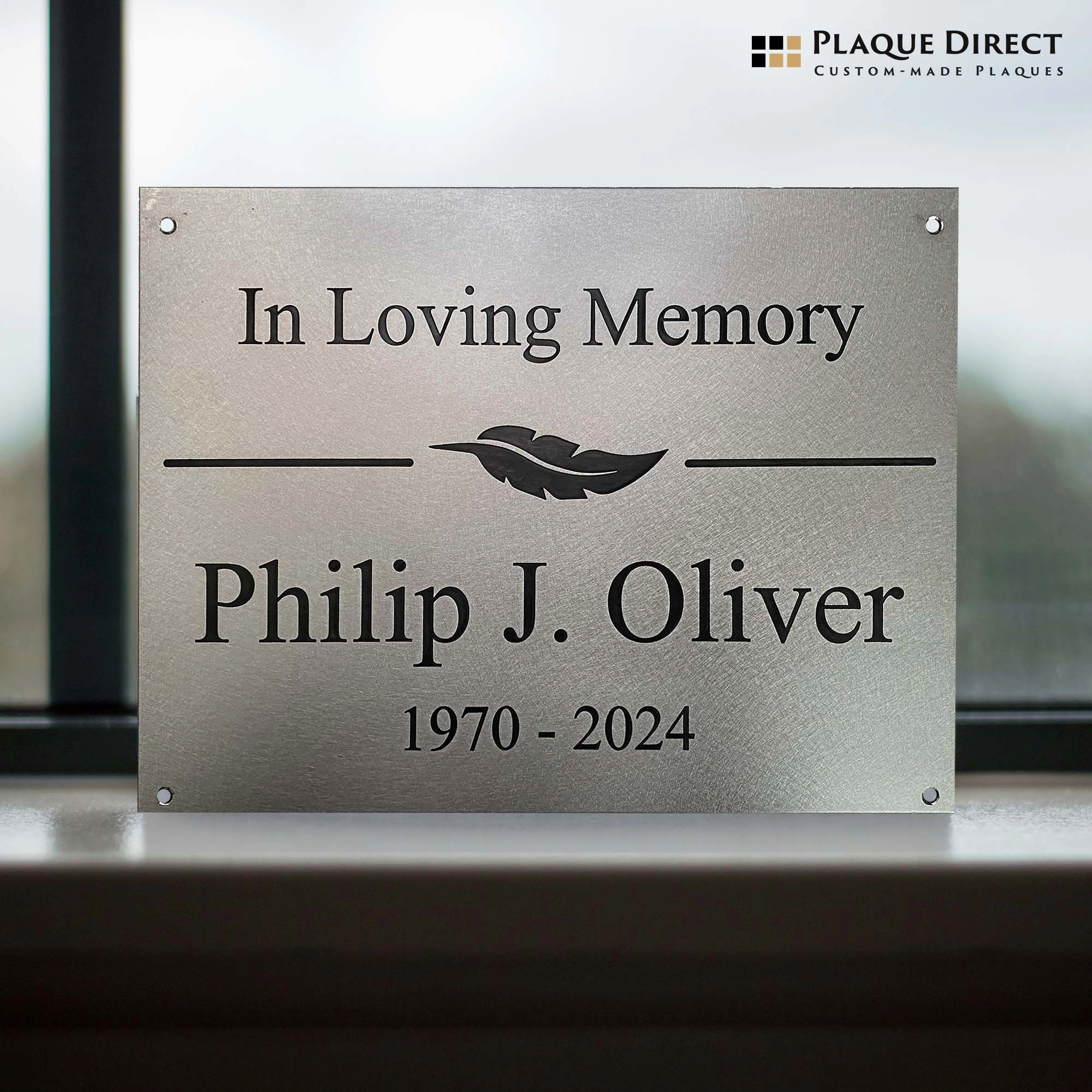 Personalised Metal Memorial Plaques With Personality